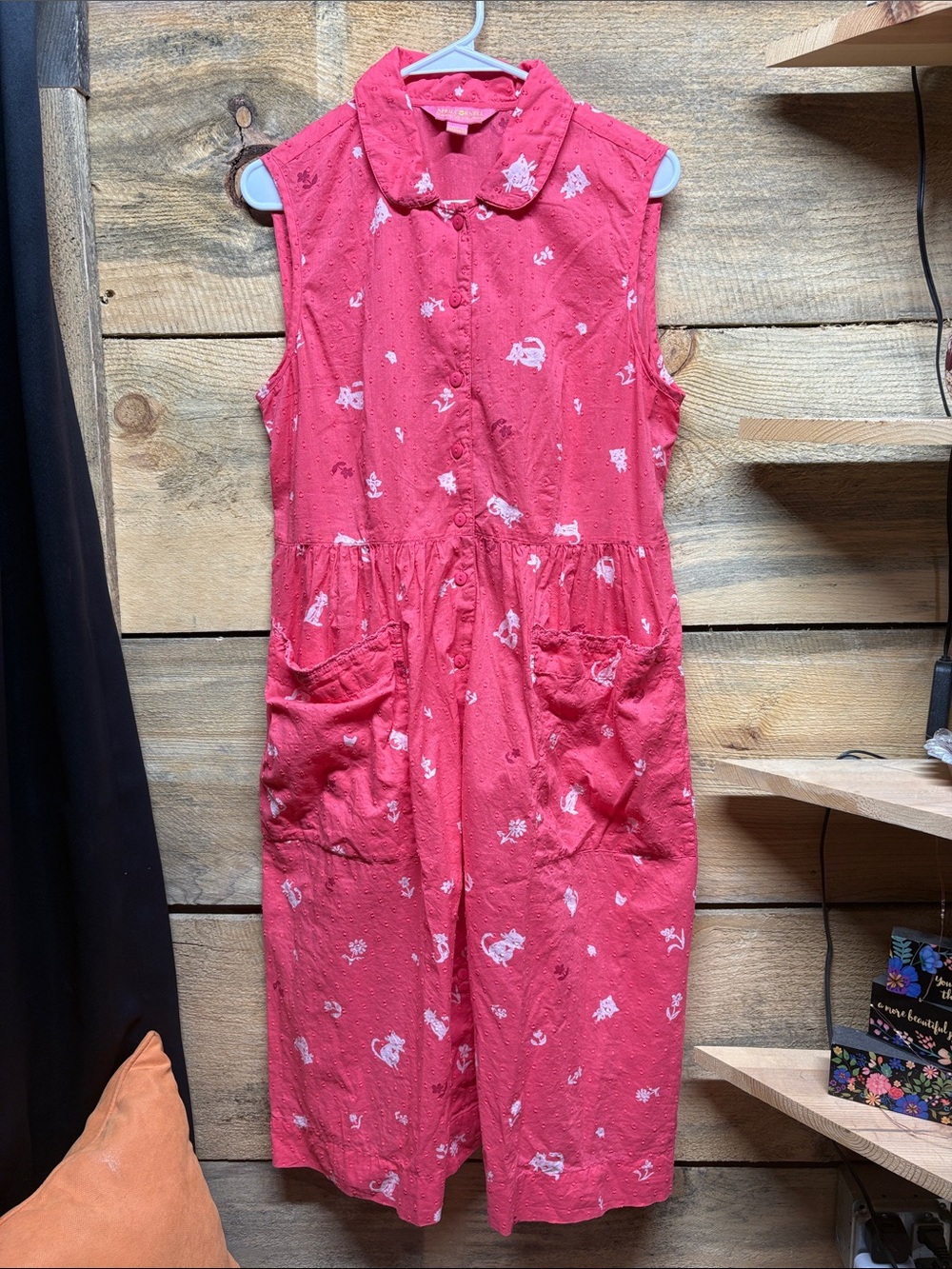 April Cornell Meow Sleeveless Dress